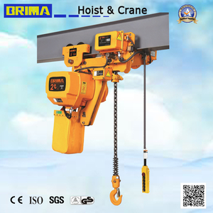 Brima 高品质 2000kg 2 吨双钩建筑环链电动葫芦