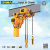 Brima 25t 单速 1.1kw 起重环链电动葫芦，带手动小车高架行车