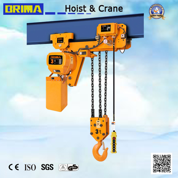 Brima 高品质 2000kg 2 吨双钩建筑环链电动葫芦